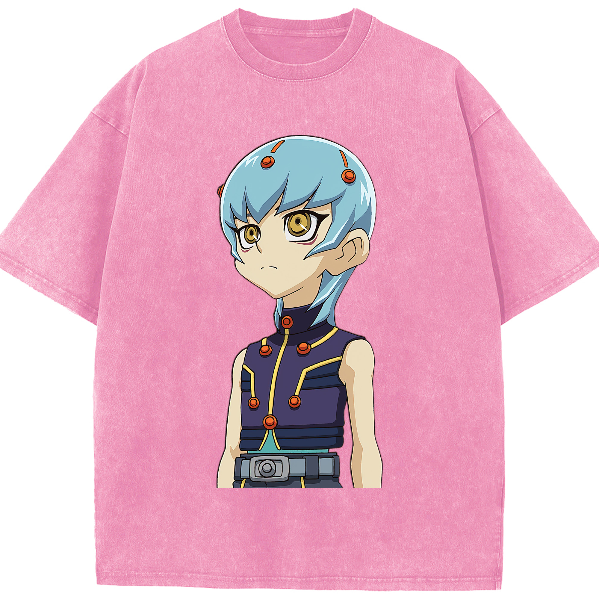 （画像用） 遊☆戯☆王 Yu-Gi-Oh! 綿100% ヴィンテージ風 半袖Tシャツ（フロントプリント）